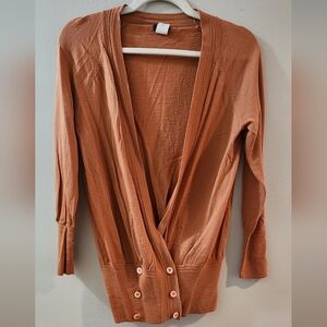 J. Crew Women's Rust Cardigan Sweater